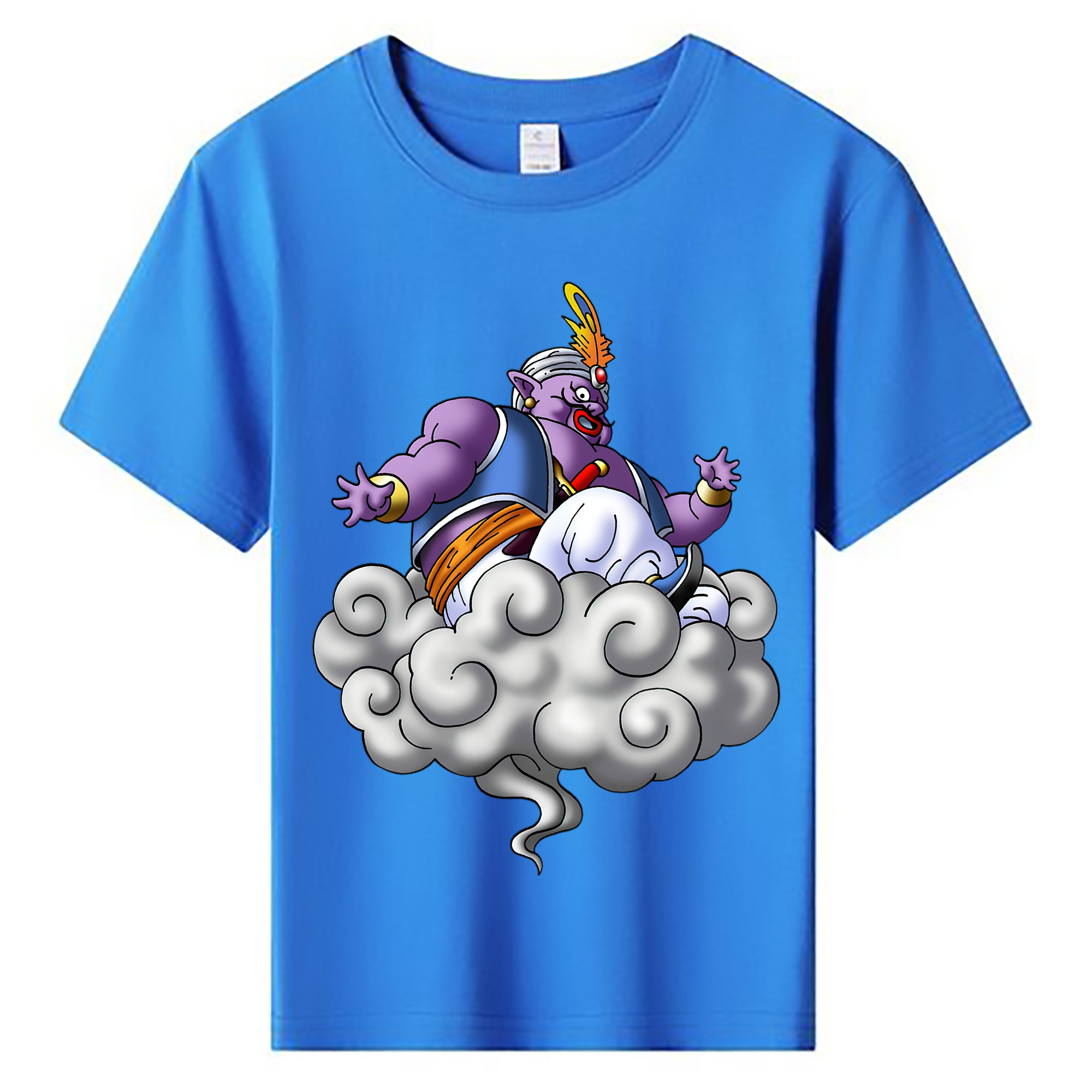 （画像用） ドラゴンクエスト Doragon Kuesuto Dragon Quest 綿100％キッズTシャツ（フロントプリント）